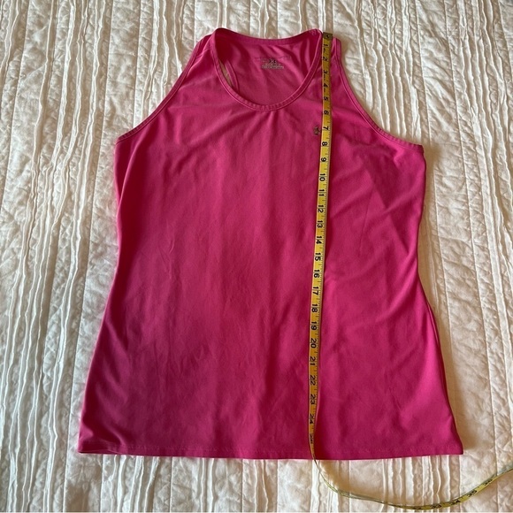 2/$30 Under Armour Sleeveless Tank Athletic Top Pink SZ L - Picture 6 of 7